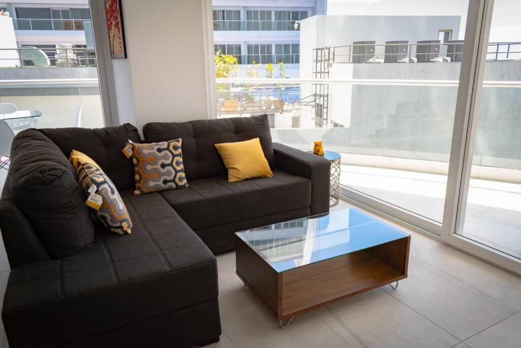 M3 Lujoso Y Comodo Departamento Con Playa 2 Piscinas Cancha De Tenis Jacuzzi Seguridad 24 Horas Manta Zewnętrze zdjęcie