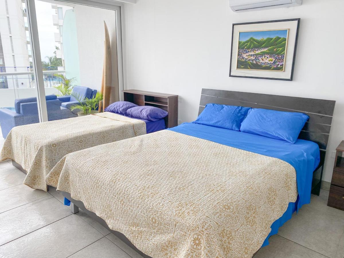 M3 Lujoso Y Comodo Departamento Con Playa 2 Piscinas Cancha De Tenis Jacuzzi Seguridad 24 Horas Manta Zewnętrze zdjęcie